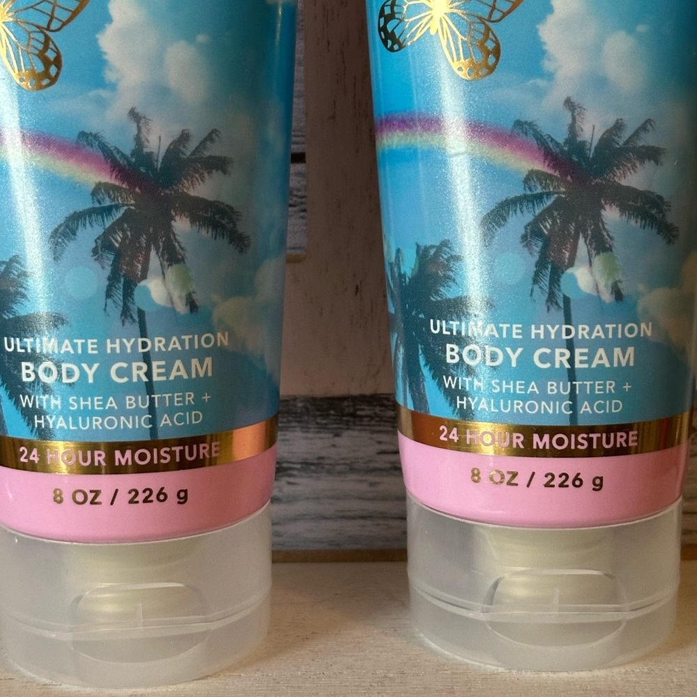 Bath & Body Works LOT x2 Pink Cashmere Ultimate Hydration Body Cream Lotion 8oz - Picture 3 of 5